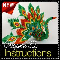 Origami 3D Instructions poster