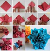 Оригами цветок Инструкция скриншот 2