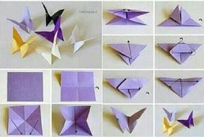 Tutoriel pliage en origami Affiche