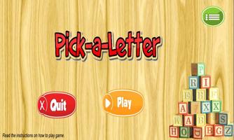Pick-a-Letter Cartaz