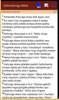 Oshindonga Bible Affiche