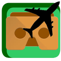 VR plane cardboard