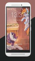 Winter Pony Lock Screen پوسٹر