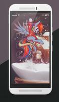 Winter Pony Lock Screen syot layar 1