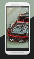 Future Drift Cars Lock Screen syot layar 1