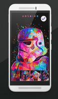 Star Wars Fanart Wallpapers Galaxy Lock Screen پوسٹر