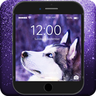 Hasky Dog Furry Puppies Husky Adorable Lock Screen icon