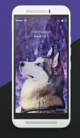 Hasky Dog Furry Puppies Husky Adorable Lock Screen screenshot 1