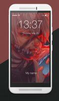 Kaneki Ghoul Lock Screen poster