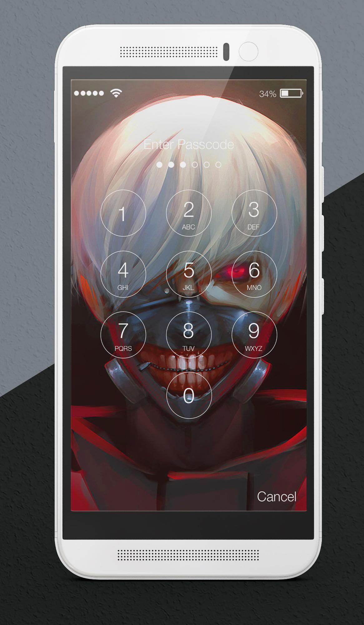 Kaneki Ken Tokyo Ghoul Re Anime Fanart Lock Screen for Android - APK