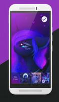 Moon Pony Lock Screen captura de pantalla 2