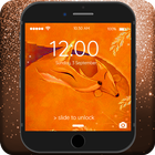 Orange Foxes Lock Screen ikona