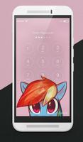 Pony Little Cute Arts Wallpapers Lock Screen syot layar 1