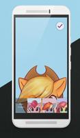 Pony Little Cute Arts Wallpapers Lock Screen ภาพหน้าจอ 2