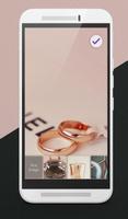 Rose Gold Lock Screen poster