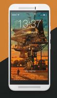 Steampunk Lock Screen poster