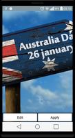 Australia Day Live-Hintergrund Plakat