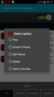 Automatic call recorder 2016 screenshot 2