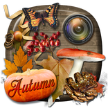 Autumn Scrap Photo Frames