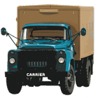 Carrier Joe PREMIUM. Retro car icon