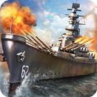 ikon Kapal perang menyerang 3D