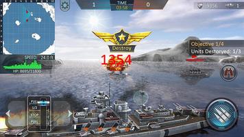 Kapal perang menyerang 3D screenshot 3