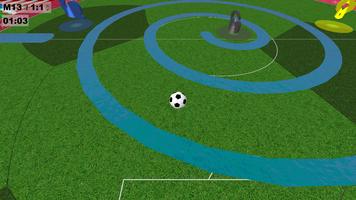 Labirynt 3D piłki nożnej screenshot 3