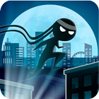 Stickman Parkour Ninja Zeichen