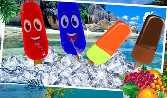 Ice Candy and Ice Popsicle Affiche