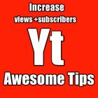 Awesome YT Tips - Increase Views + Subs +WatchTime icône