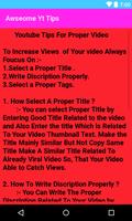 Awesome YT Tips - Increase Views + Subs +WatchTime Cartaz