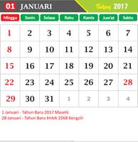 Kalender Indonesia 2017 截圖 1