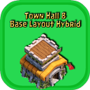 Town Hall 8 Base Layouts Hybrid APK