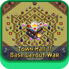 Town Hall 11 Base Layouts War icône