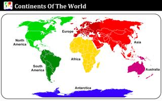 Continents of world capture d'écran 3