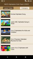 ABCD Alphabets Poem VIDEO captura de pantalla 1