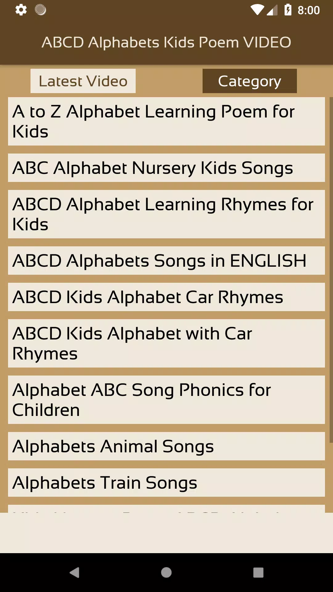 ABCD Alphabets Poem VIDEO APK for Android Download