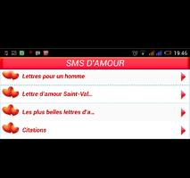 Les Meilleurs SMS d'Amour... screenshot 3