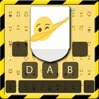 Dab Emoji Keyboard Go Affiche