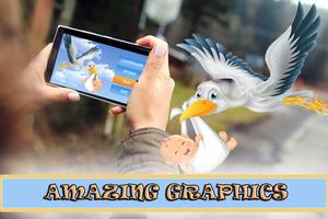 Super Stork Delivery Game Screenshot 1