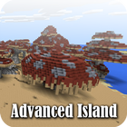 Map Advanced Island Minecraft أيقونة