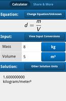 Density Equation Calculator Affiche