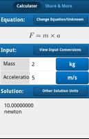 Force Equation Calculator पोस्टर