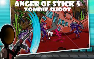 Anger of Stick 5  Zombie Shoot Cartaz