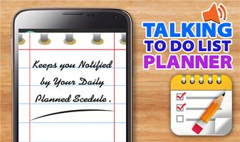 Talking ToDo (Task List+Alarm) پوسٹر