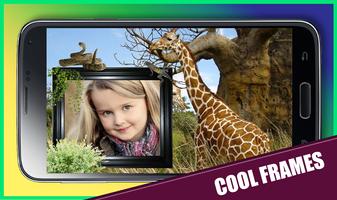 Jungle Animal Photo Frame পোস্টার