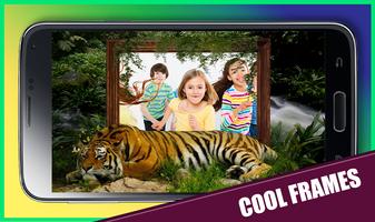 photo frame animal da selva imagem de tela 3