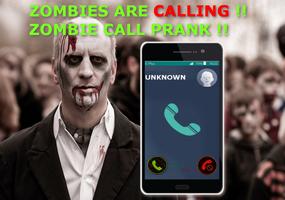 Scary Zombie Fake Call Prank : постер