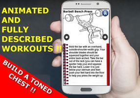 CHEST Workout For Men at Home and Gym : Free ảnh chụp màn hình 1