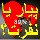 Apki Mohabbat Nafrat kitni love calculator prank : ikona